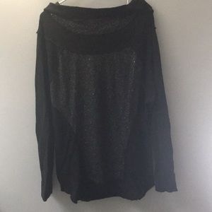 Free people sequin hoodie